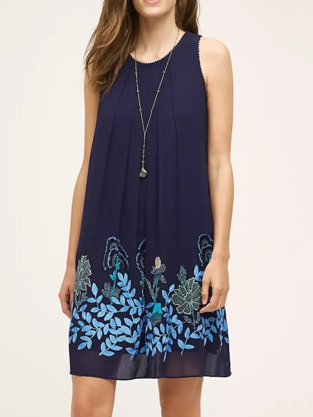 Not So Serious for Anthropologie Woodvine Swing Dress NWT